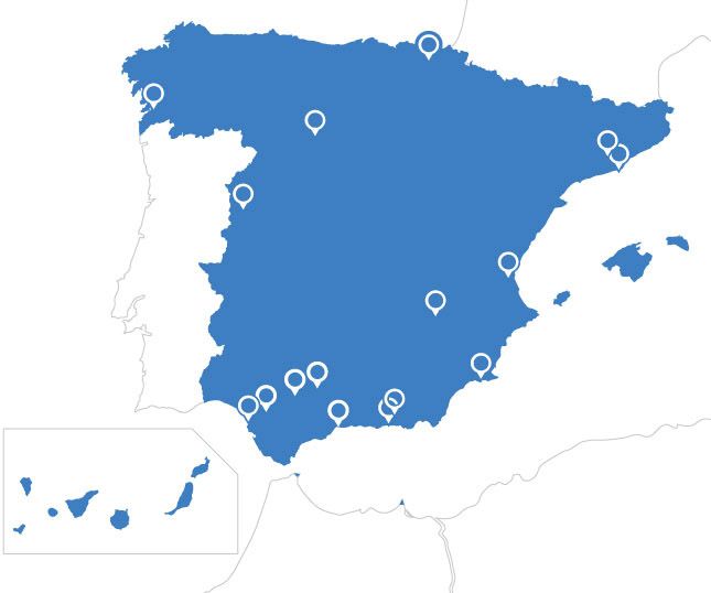 La Fundación DiabetesCERO cuenta con 15 Delegaciones en toda España y una sede central en Écija, Sevilla. ¡Encuentra tu sede más cercana!