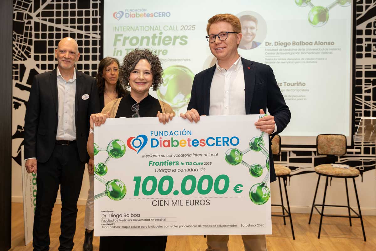 Ganadores de Frontiers y Becas Joven Talento Fundación DiabetesCERO